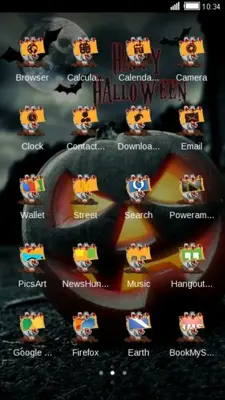 Halloween C Launcher android App screenshot 1