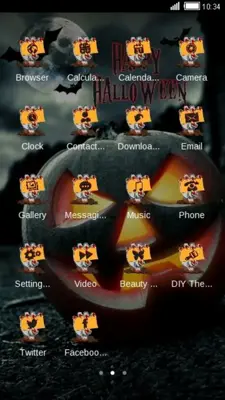 Halloween C Launcher android App screenshot 2